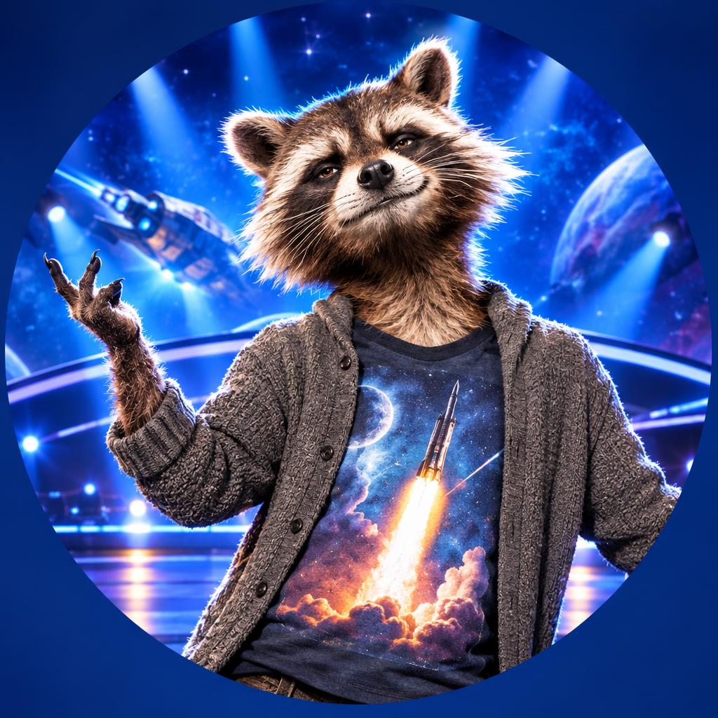 Rocket Raccoon Farewell original artwork